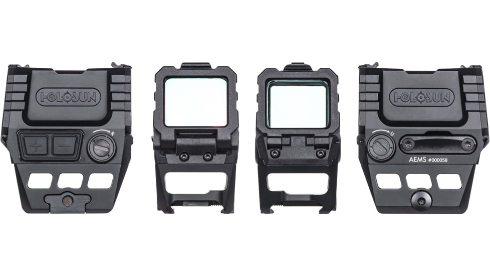Holosun Advanced Enclosed Micro Reflex Red Dot Sight, 1x 1.1 x 0.87 in, 2 MOA Red Dot Reticle, Black Anodized, AEMS-211301