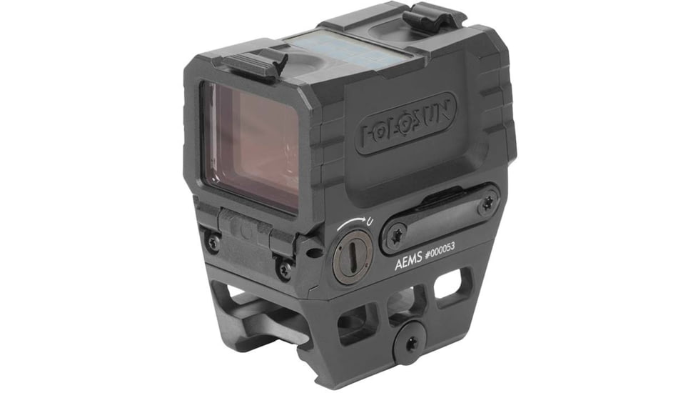 Holosun Advanced Enclosed Micro Reflex Red Dot Sight, 1x 1.1 x 0.87 in, 2 MOA Red Dot Reticle, Black Anodized, AEMS-211301