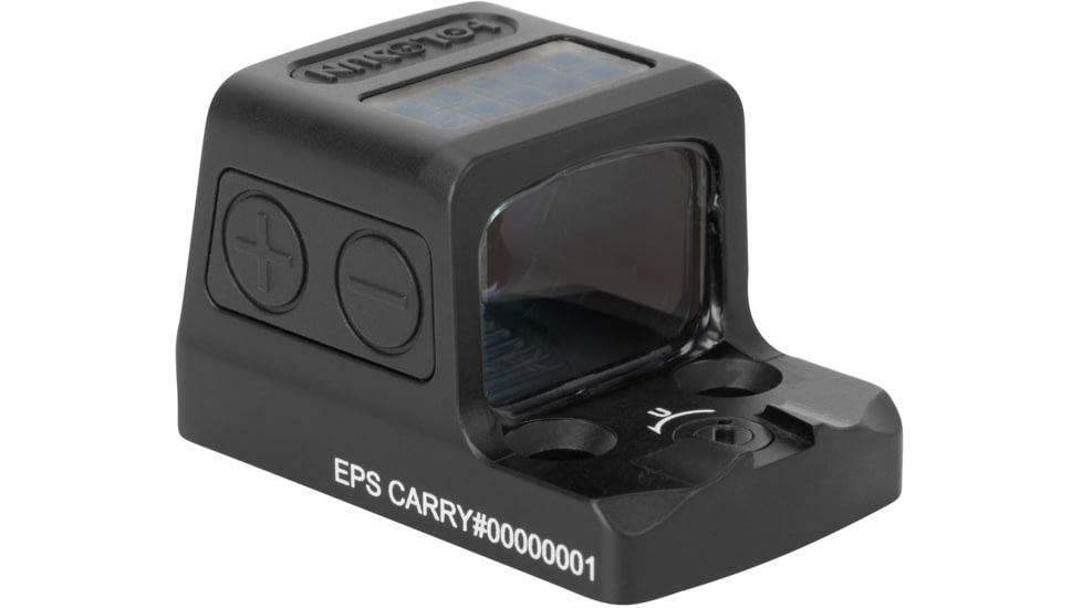 Holosun Carry Enclosed Pistol Sight w/Multiple Reticle System, Red Reticle, Black, EPS-CARRY-RD-MRS