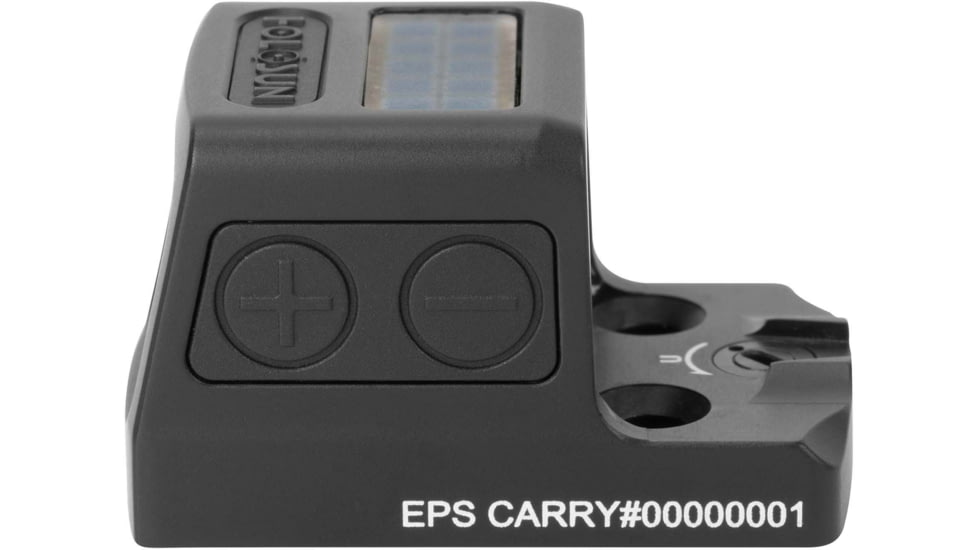Holosun Carry Enclosed Pistol Sight w/Multiple Reticle System, Red Reticle, Black, EPS-CARRY-RD-MRS
