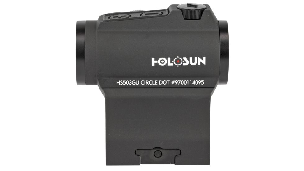 Holosun Circle Micro Red Dot Sight,2 MOA Dot,65 MOA Circle,Black HS503GU