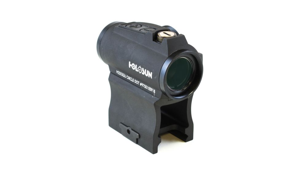 Holosun Circle Micro Red Dot Sight,2 MOA Dot,65 MOA Circle,Black HS503GU