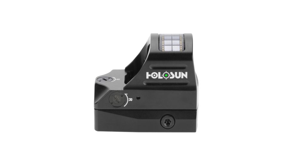 Holosun HE407C-GR Solar Sight, Green 2 MOA Dot Reticle, Black, HE407C-GR