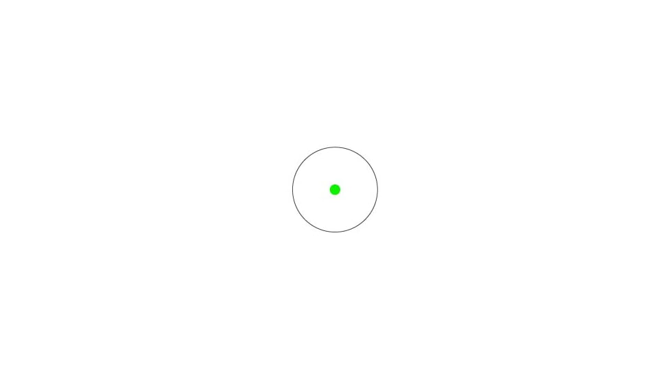 Holosun HE407COMP-GR-6 1x 1.1x0.87 in Reflex Red Dot Sight