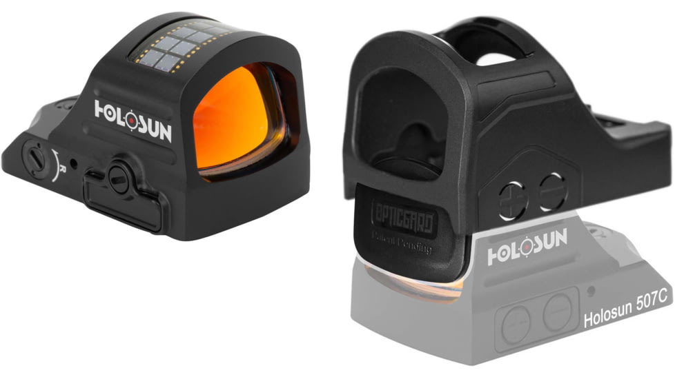 Holosun HS407C-X2 with Black OpticGard Scope Cover