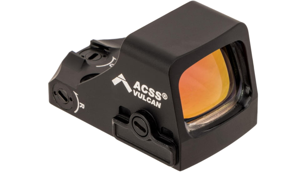 Holosun HS507K Compact Pistol Reflex Red Dot Sight, 2x 0.58 x 0.77 in, MOA Red ACSS Vulcan Reticle, Black, HS507K-X2-ACSS