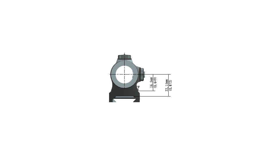 Holosun LED Red Dot Sight w/Low and Co-witness Mounts HS403B, EDEMO2