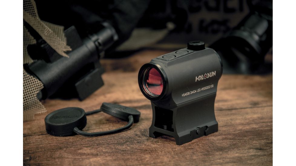 Holosun Paralow Red Dot Sight, 2 MOA Dot, Parallax-Free, Battery Tray, HS403B, EDEMO2
