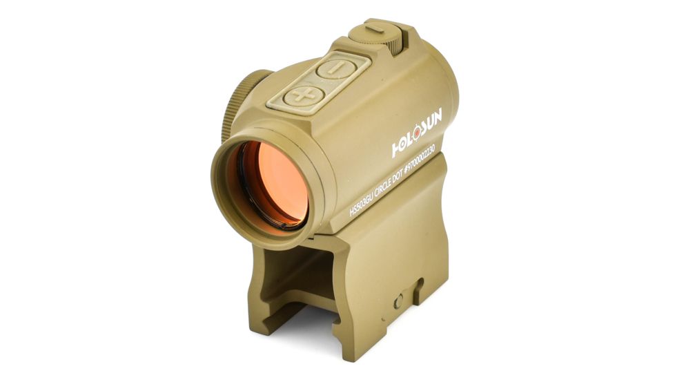 Holosun Micro Red Dot 2MOA Dot &amp; 65MOA Ring, FDE, HS503GU-FDE