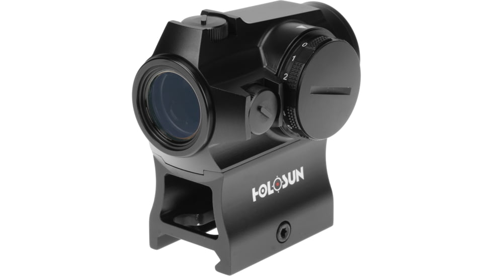 Holosun Micro Red Dot Sight, 2 MOA &amp; 65MOA Ring Reticle, MAO, Black, HE503R-GD