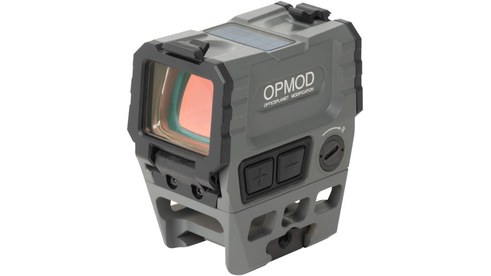 Holosun OPMOD AEMS Reflex Red Dot Sight, Green 2 MOA Dot and 65MOA Circle, Wolf Gray, AEMS-GR WG