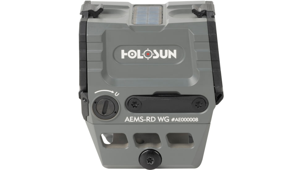 Holosun OPMOD AEMS Reflex Red Dot Sight, Red 2 MOA Dot and 65MOA Circle, Wolf Gray, AEMS-RD WG