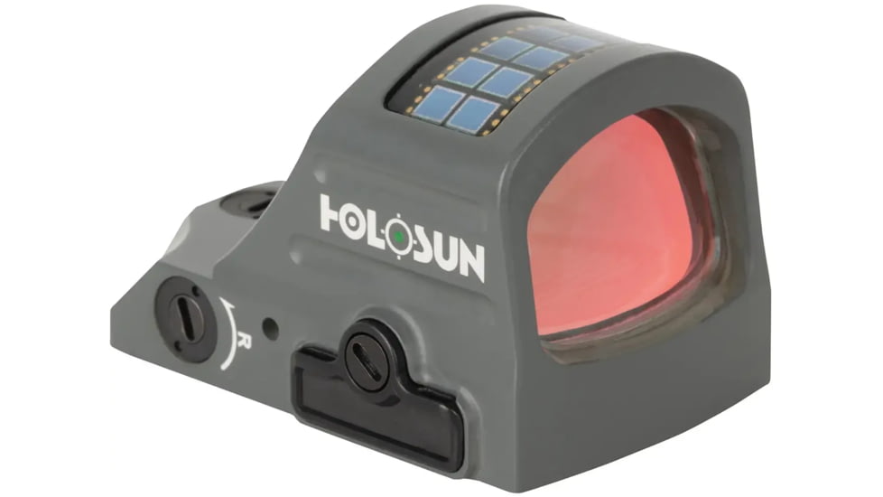 Holosun OPMOD HS507C-GR-X2 1x Reflex Red Dot Sight, Green 2 MOA Dot and 32 MOA Circle, Wolf Gray, HE507C-GR-X2 WG