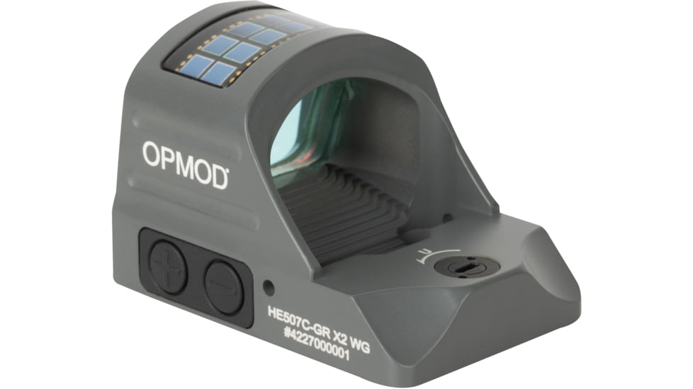 Holosun OPMOD HS507C-GR-X2 Reflex Red Dot Sight, Green 2 MOA Dot and 32 MOA Circle, Wolf Gray, HE507C-GR-X2 WG
