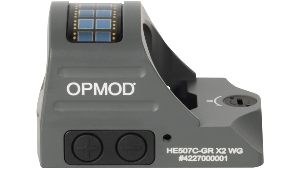 Holosun OPMOD HS507C-GR-X2 Reflex Red Dot Sight, Green 2 MOA Dot and 32 MOA Circle, Wolf Gray, HE507C-GR-X2 WG
