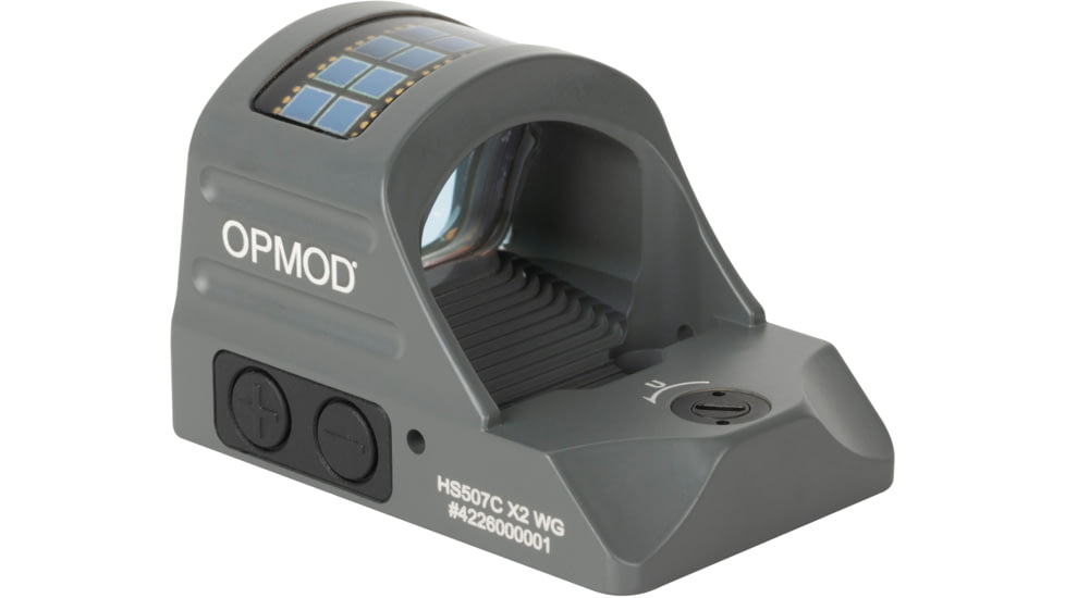 Holosun OPMOD HS507C-X2 Reflex Red Dot Sight, Red 2 MOA Dot and 32 MOA Circle, Wolf Gray, HS507C-X2 WG
