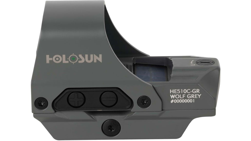 Holosun OPMOD HS510C Red Dot Sight, Green MRS, 2 MOA Dot, Wolf Grey, HE510C-GR-GY