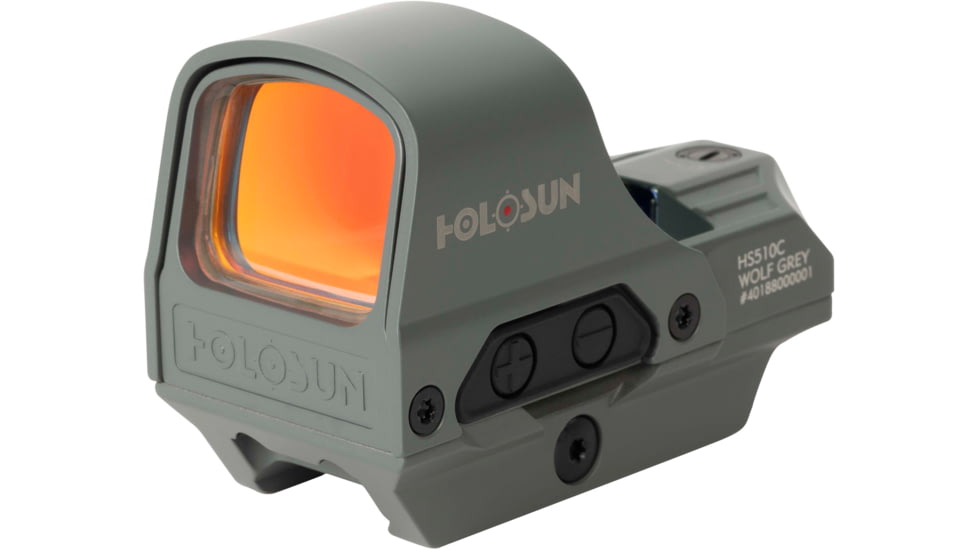 Holosun OPMOD HS510C Red Dot Sight, Red MRS, 2 MOA Dot, Wolf Grey, HS510C-GY