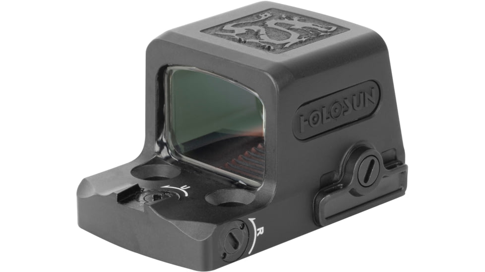 Holosun Ronin Carry Enclosed Pistol 1x Reflex Green Dot Sight, Multi Reticle, Black, RONIN-EPS-CARRY-GR-MRS