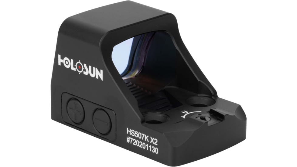 Holosun Sub-compact HS507K-X2 Dot Red Dot Sight, 1x, 2 MOA, Black, HS507K-X2