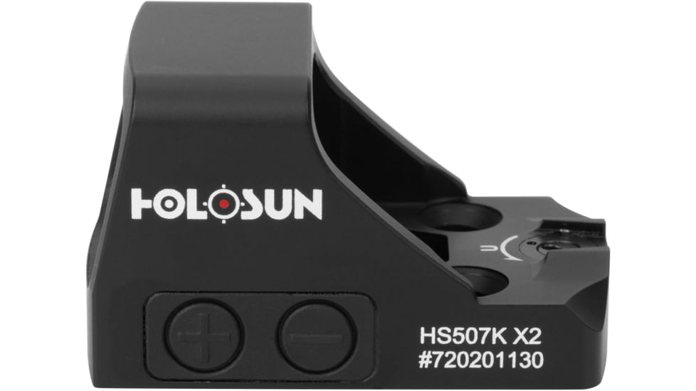 Holosun Sub-compact HS507K-X2 Dot Red Dot Sight, 1x, 2 MOA, Black, HS507K-X2