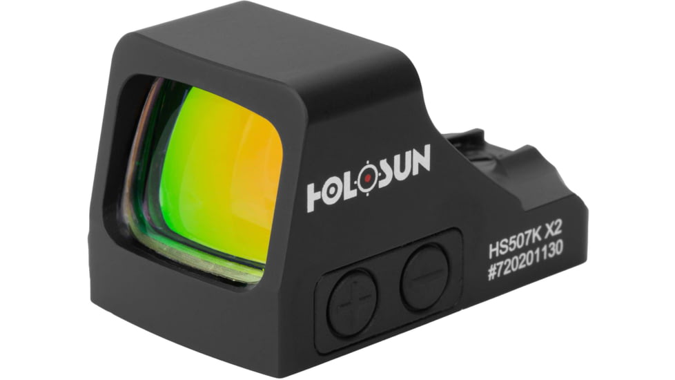 Holosun Sub-compact HS507K-X2 Dot Red Dot Sight, 1x, 2 MOA, Black, HS507K-X2