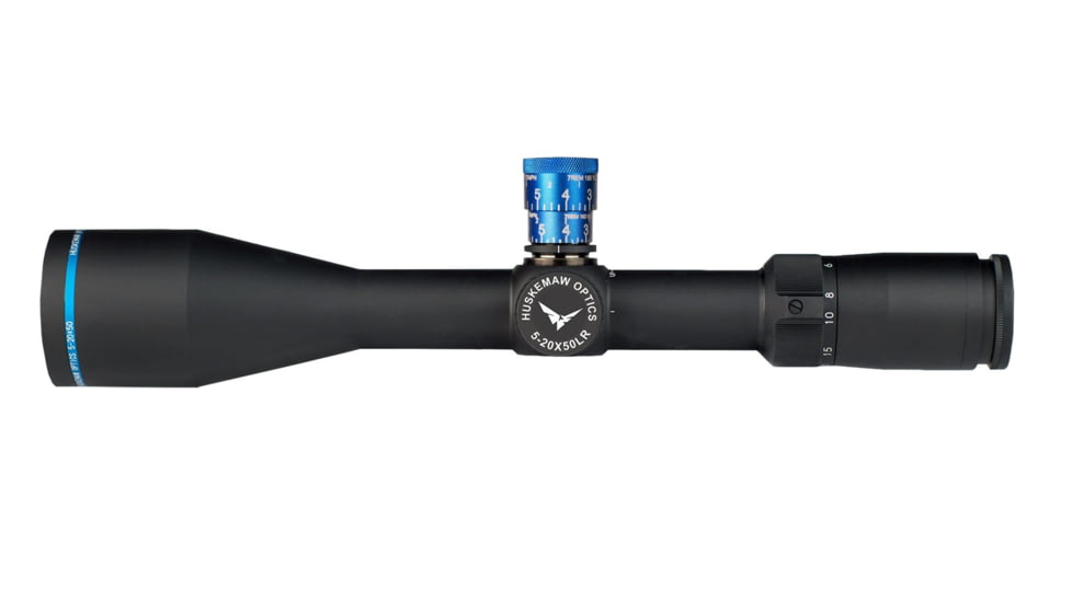 Huskemaw Blue Diamond 5-20x50mm Rifle Scope, 30mm Tube, Second Focal Plane, Huntsmart Reticle, Matte Black, 10520BDMB