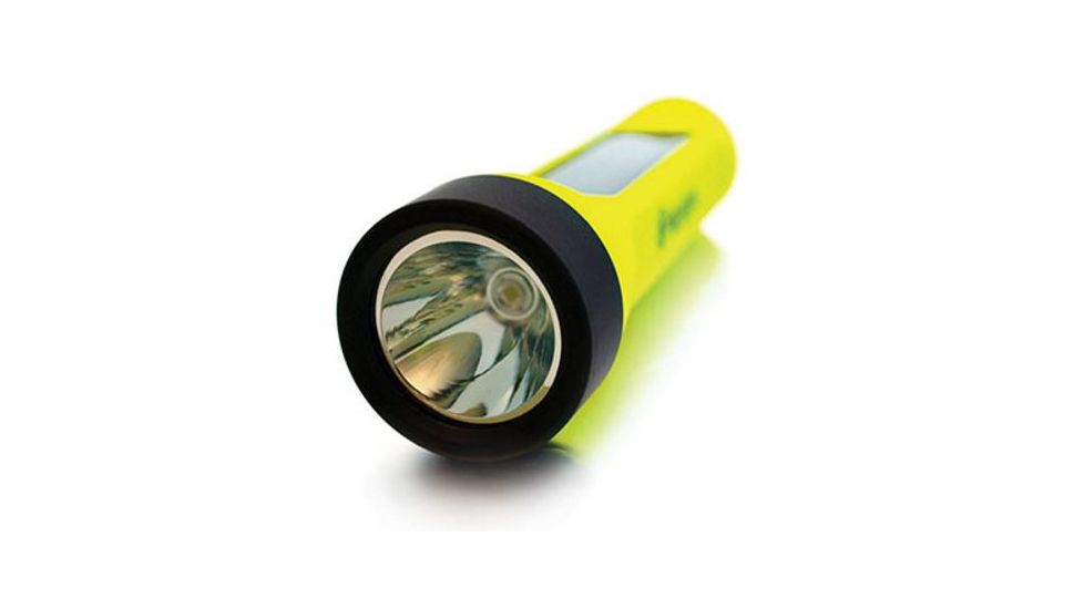 Hybridlight Solar Flashlight,160 Lumens,Charger, Yellow 1588
