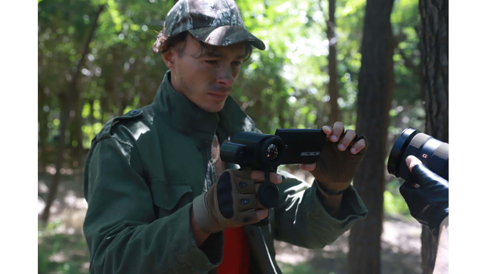 Infiray Flip Large Screen Thermal Imager Camera w/Rangefinder, Black, PH35PLUS