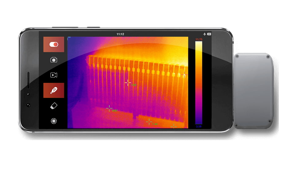 Infiray T3 Pro Thermal Imaging Camera, Phone Attachement, Black, T3PRO