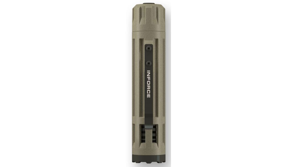 InForce 6VX Flashlight, 300Lumens Flat Dark Earth Body, White Light, 2 CR123A INF-6VX-F-W