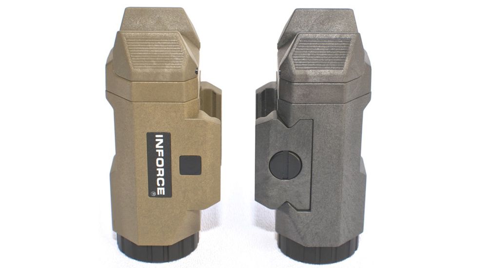 InForce APL Pistol Mounted Light, Black Body, Constant/Momentary White Light., Black, 200Lumens CR123A INF-APL-B-W