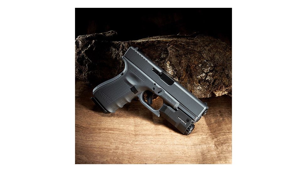 INFORCE APLc Glock Compact Weapon Light, 200 Lumens, 1 x CR2 Battery, Black, ACG-05-1