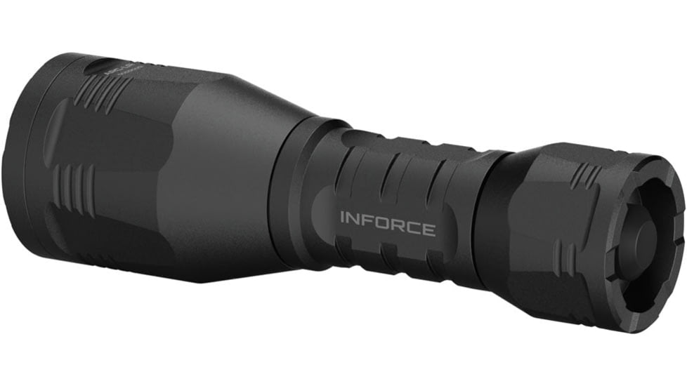INFORCE ARC 350-Lr-H Rechargeable 18350 Li-Ion 1200 Lumens LED Flashlight Handheld Kit, Black, IF73001