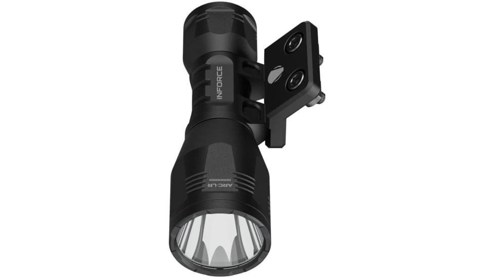 INFORCE ARC 350-Lr-M Rechargeable 18350 Li-Ion 1200 Lumens LED Flashlight Kit w/Mount, Black, IF71015