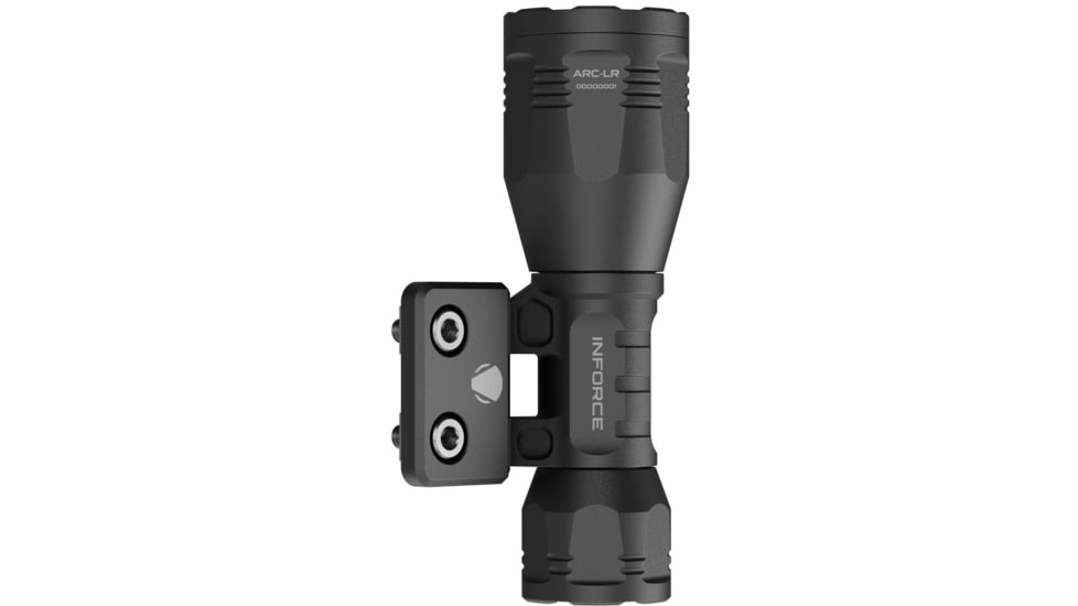INFORCE ARC 350-Lr-M Rechargeable 18350 Li-Ion 1200 Lumens LED Flashlight Kit w/Mount, Black, IF71015