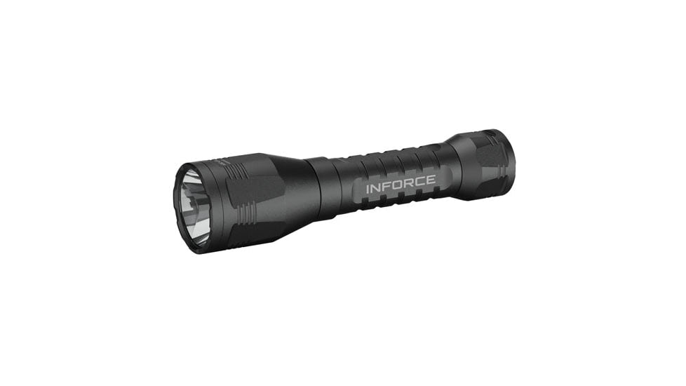 INFORCE ARC 650-Lr-H Rechargeable 18650 Li-Ion 1400 Lumens LED Flashlight Handheld Kit, Black, IF73002