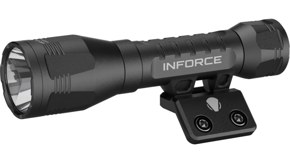 INFORCE ARC 650-Lr-M Rechargeable 18650 Li-Ion 1400 Lumens LED Flashlight Kit w/Mount, Black, IF71016