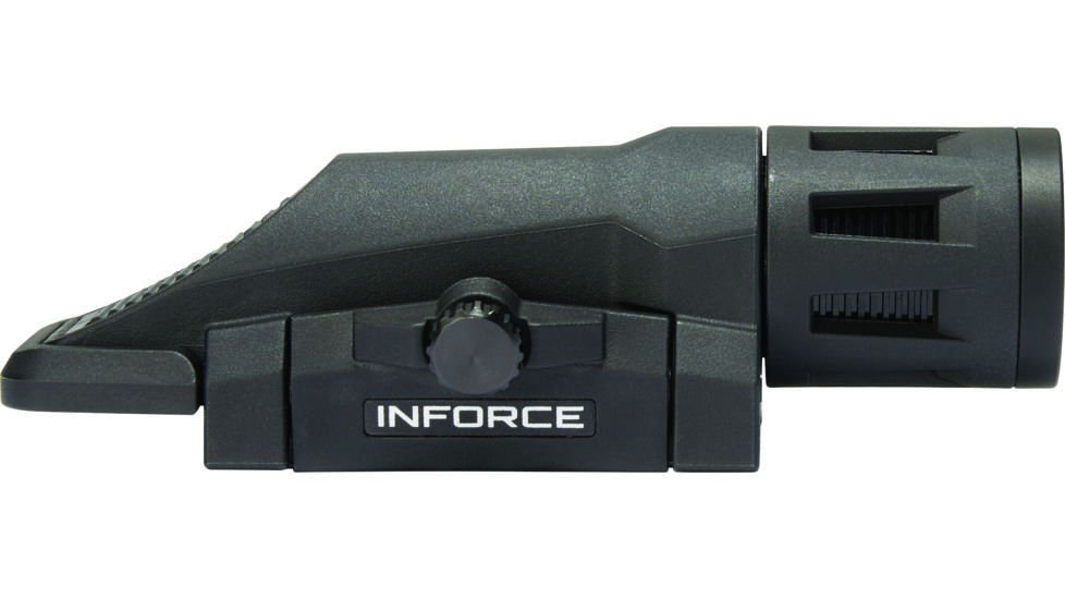 INFORCE Multifunction Weapon Mounted Light, CR123A, White, 400 Lumens, Black, W-05-2