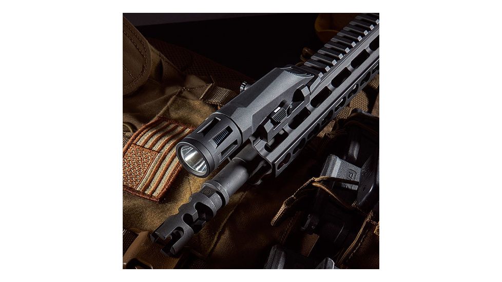 InForce WMLX Weapon Mounted Multifunction White LED Tactical Light, 800 Lumens, Black, 2 CR123A, WX-05-1, EDEMO13