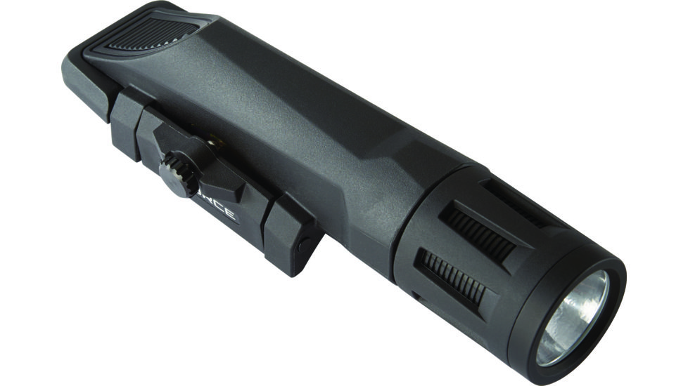InForce WMLX Weapon Mounted Multifunction White LED Tactical Light, 800 Lumens, Black, 2 CR123A, WX-05-1, EDEMO13