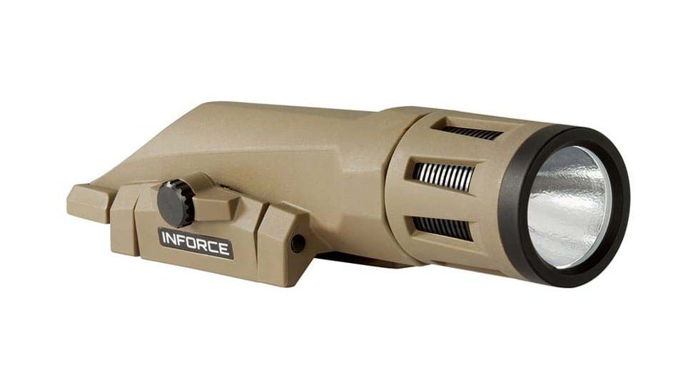 USED INFORCE WMLX Multifunction LED Weapon Mounted Light, 123A Lithium, White, 800 Lumens, Flat Dark Earth, IF71003DE, EDEMO3