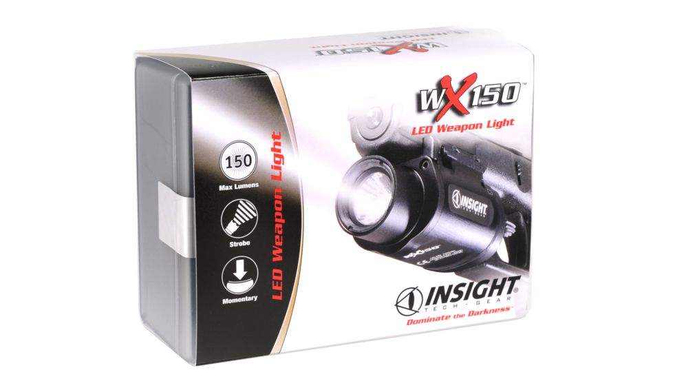 EOTech Flashlight WX 150, Rail-mounted LED, Black WM3-LBRXU-TB01