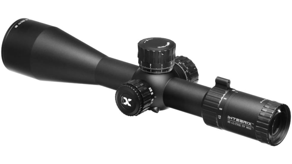 Integrix iX6 4.5-27x56 Rifle Scope, 34mm Tube, First Focal Plane, M1 MRAD Reticle, Black, iX645FM1