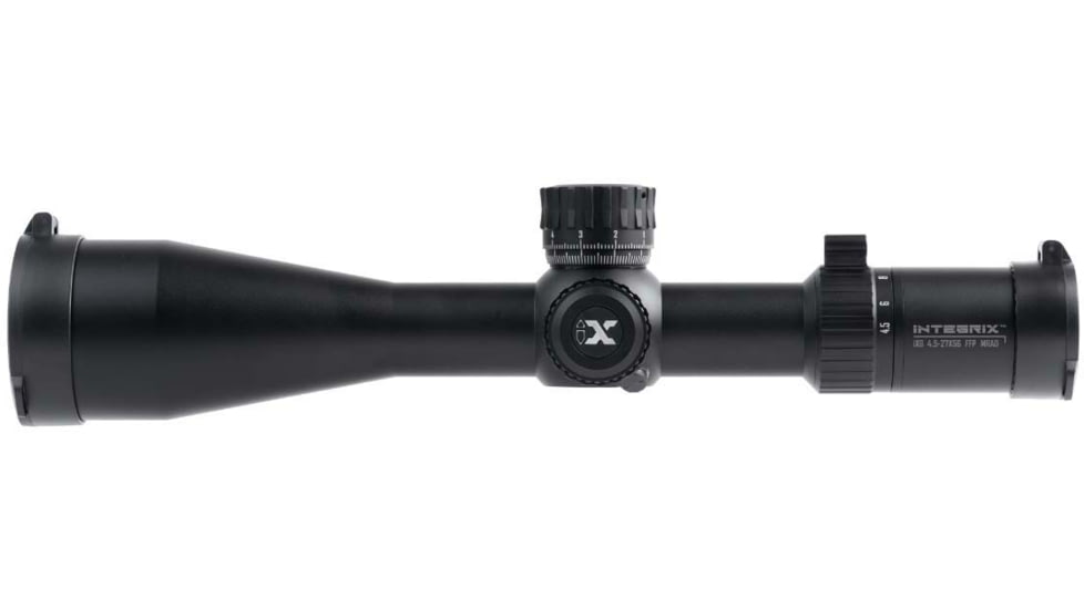 Integrix iX6 4.5-27x56 Rifle Scope, 34mm Tube, First Focal Plane, M1 MRAD Reticle, Black, iX645FM1