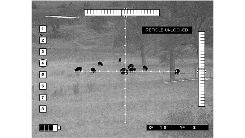 IR Defense IR Hunter MKIII 640x480 Thermal Weapon Sight w/60mm Lens, Black 39218