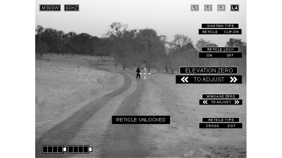 IR Defense IR Patrol M300W Thermal Monocular Scope,640x480,60hz w/308 Rated Picatinny Clamp Mount,Black 39211