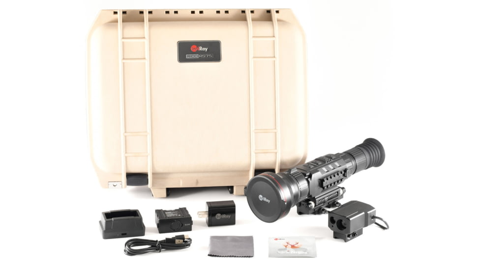 InfiRay Outdoor Rico HD 1280 2X 75mm Magnification Thermal Weapon Sight, Black, IRAY-RS75