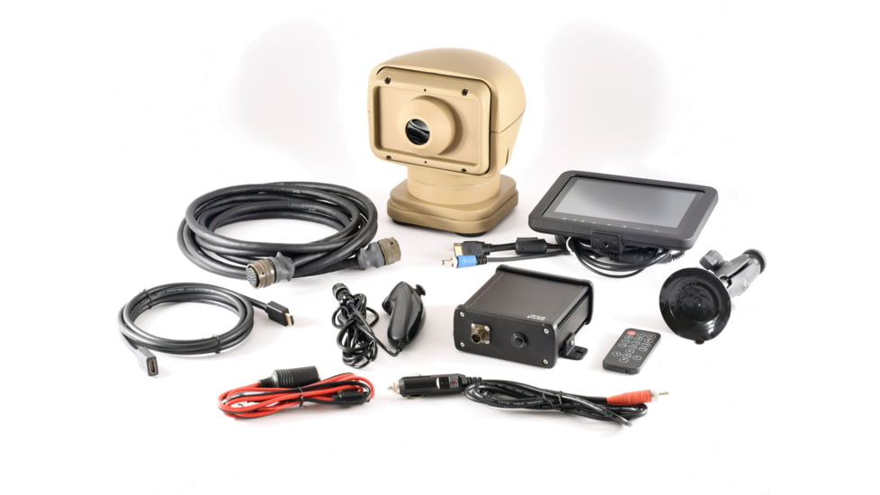 iRayUSA Rovir MK2 Vehicle Mounted Thermal PTZ System, 640x480, 25mm, Coyote Tan, ROVIR-0625