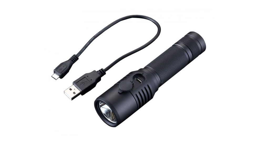 Jetbeam C8 Cree XM-L2 Waterproof LED Flashlight,Black,1000 Lumens JETBEAM-C8-XML2